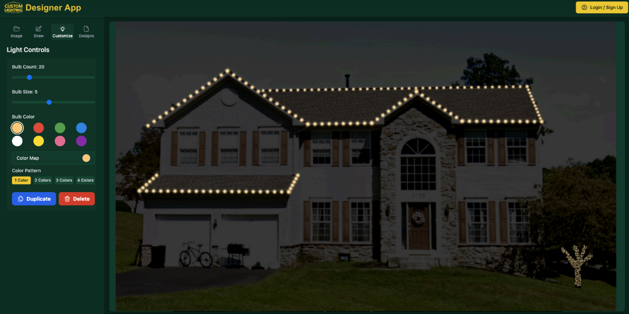 Custom Lighting of Maryland Designer App screenshot